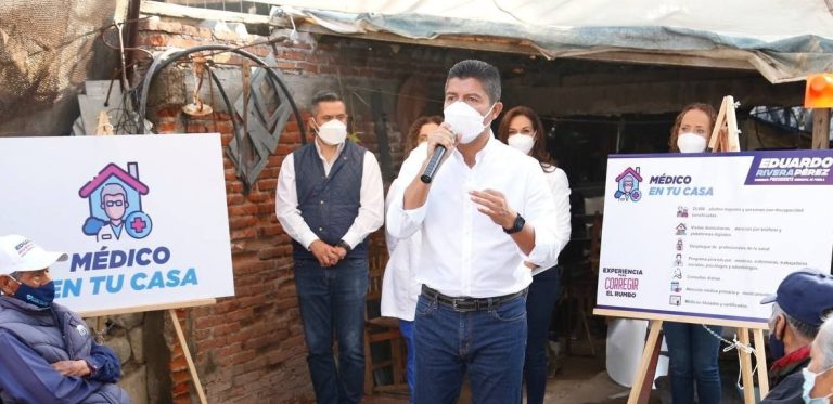 Presenta Eduardo Rivera su propuesta ‘Médico en tu Casa’