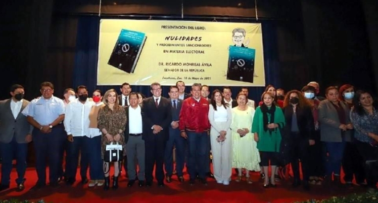 Monreal “acarrea” a senadores de la 4T en el Senado para apoyar campaña de su hermano en Zacatecas