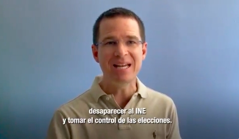 Ricardo Anaya advierte que si Morena obtiene la mayoría AMLO va a desaparecer al INE y tomará el control de las elecciones