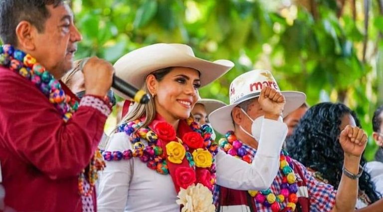 Yo no fui producto de un dedazo ni de una imposición, dice Evelyn Salgado
