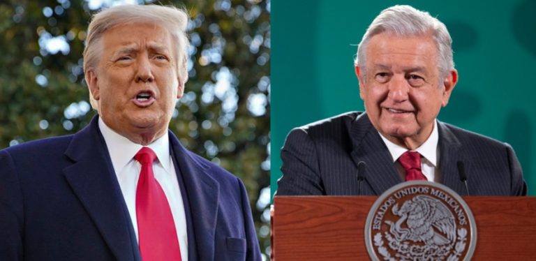 Trump regresa a la frontera México-EU elogiando a AMLO: “es un gran tipo”
