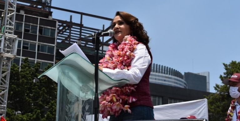 “Encabezaré un gobierno austero, sensible, eficiente”, promete Dolores Padierna en su cierre de campaña