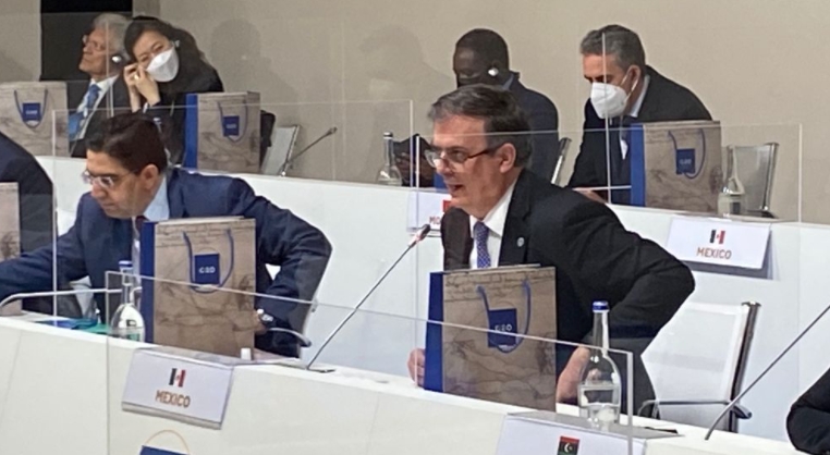 Ebrard acude al G20 a pedir más vacunas para México y Latinoamérica