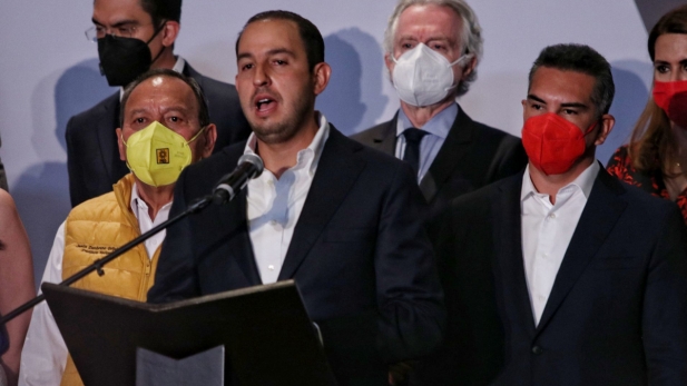 PAN, PRI y PRD se alistan para ir en alianza en 2024