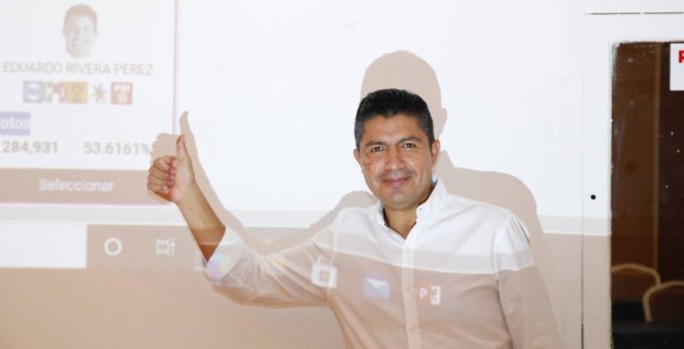 Ofrece Eduardo Rivera gobernar para todos, con respeto y en coordinación con el gobierno del estado