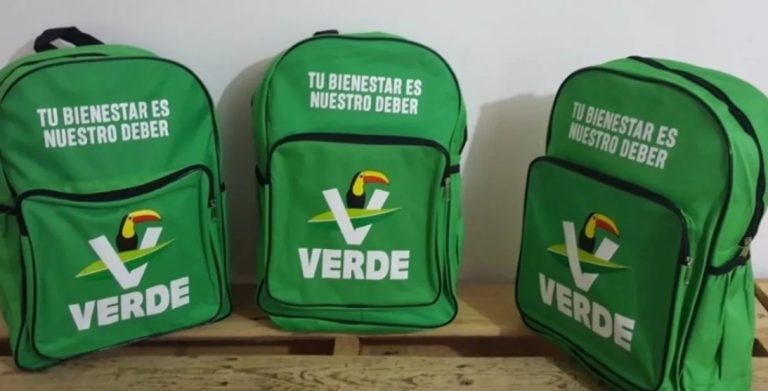 Partido Verde reporta que gastó 47.5 mdp en mochilas para las campañas