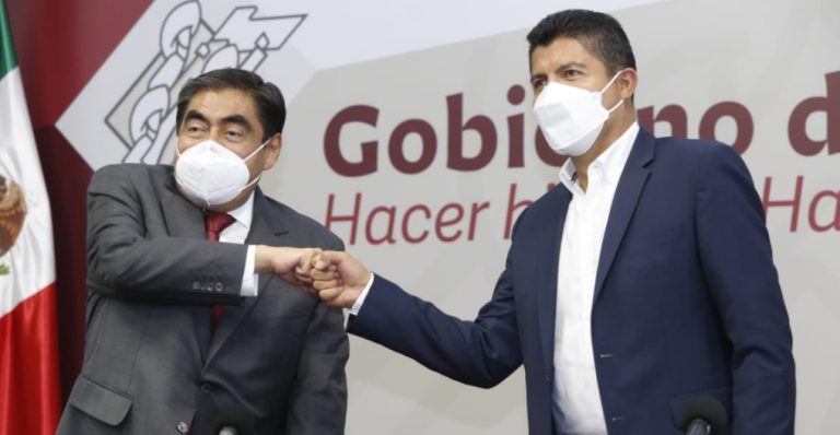 Se reúnen Eduardo Rivera y Barbosa garantizando que trabajarán en coordinación por Puebla