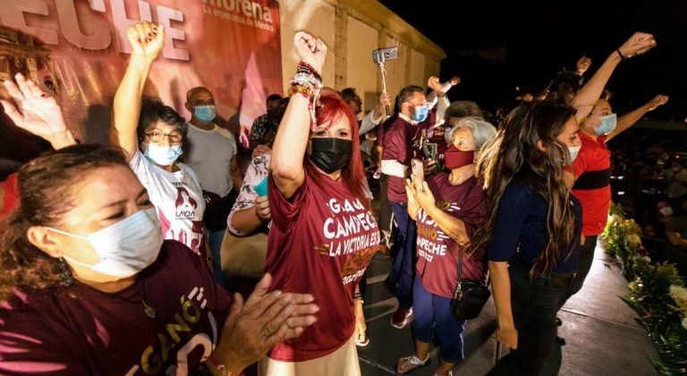 Se confirma victoria de Layda Sansores en Campeche y presume que “la felicidad será un derecho”