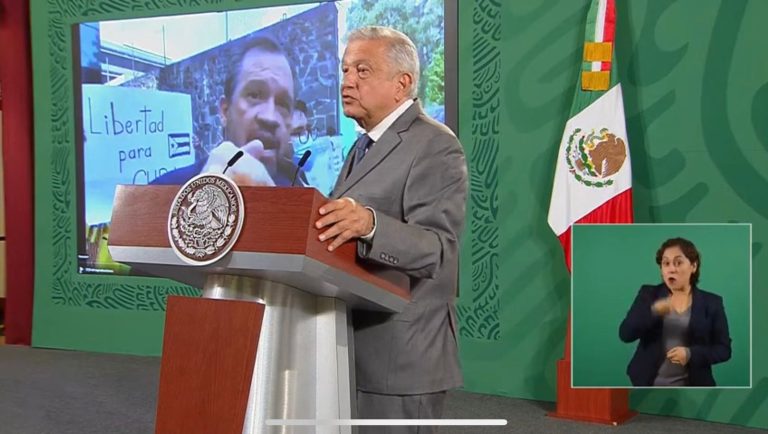 Condena AMLO agresión del presidente de la Comisión Mexicana de DDHH “el clasismo y el racismo a flor de piel”