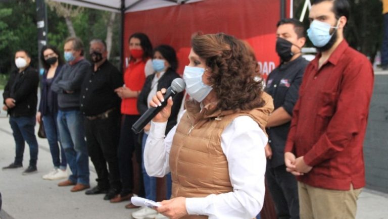 Padierna sale a las calles de la Cuauhtémoc a denunciar el presunto fraude; se lanza contra Monreal
