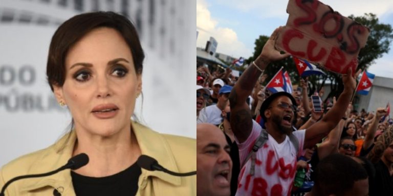 Lilly Téllez pide disculpas a Cuba porque AMLO “apoya a la élite política de tiranos”