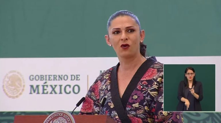 “Tenemos un presidente que entiende el deporte”, presume Ana Guevara en el abanderamiento de México para Tokio2020