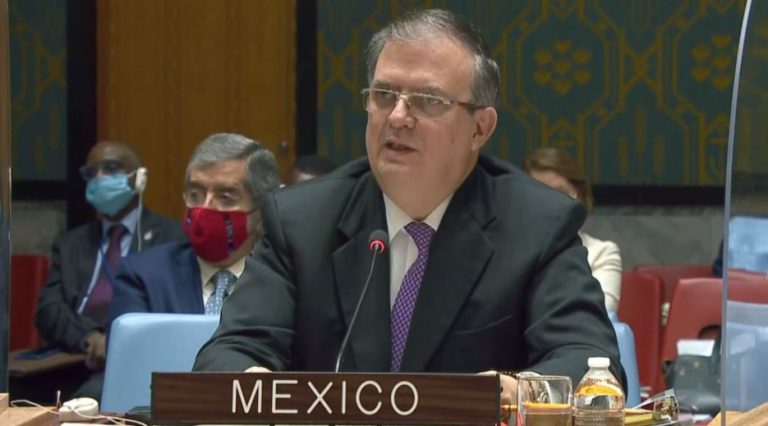 Ante la ONU, Ebrard pide no evadir el problema del cambio climático; apunta a países desarrollados
