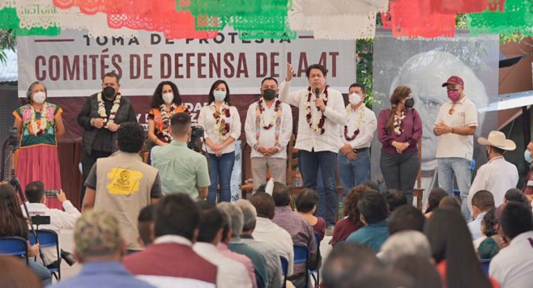 “Nada de pelearnos, nada de politiquería”, pide Mario Delgado a morenistas ante división interna