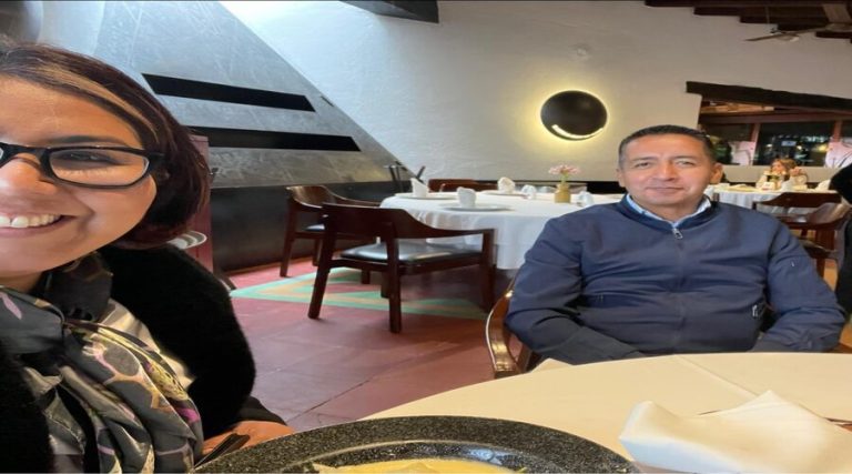 Genoveva Huerta se reúne con Edmundo Tlatehui en medio de transición en San Andrés