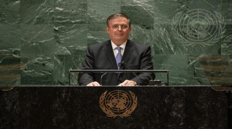 Ebrard advierte que la 4T respetará derechos humanos de caravanas migrantes que transiten por México