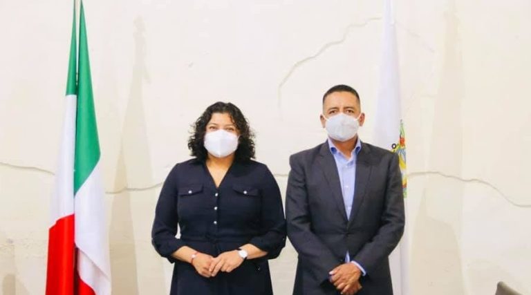 Tlatehui se reúne con Karina Pérez para dar seguimiento a entrega-recepción de San Andrés