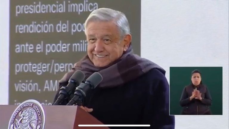 “Se están llenando los penales porque se está actuando”, asegura AMLO