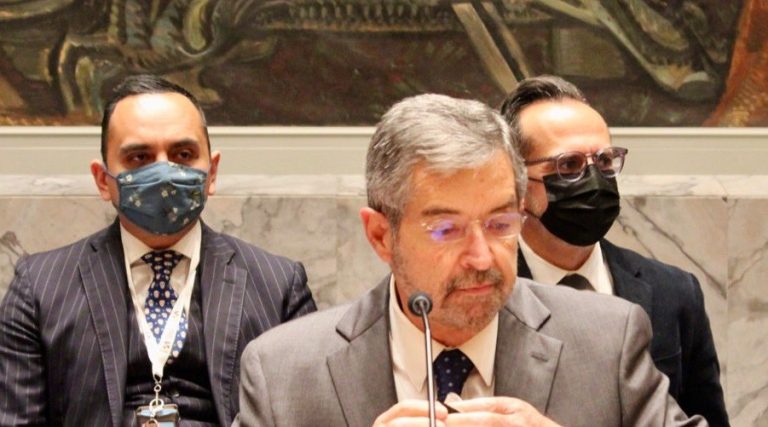México asume presidencia de Consejo de Seguridad de la ONU y pide combate a corrupción y combates armados