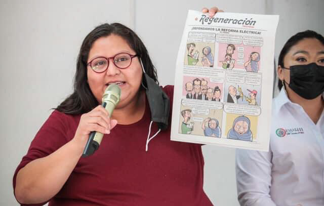 Votar contra reforma eléctrica es quedar en la historia como un traidor a la patria: Citlalli Hernández