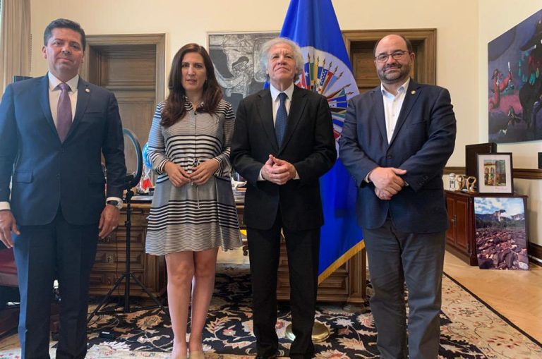 Kenia López Rabadán acude a la OEA a denunciar a AMLO y Morena por irregularidades en elecciones