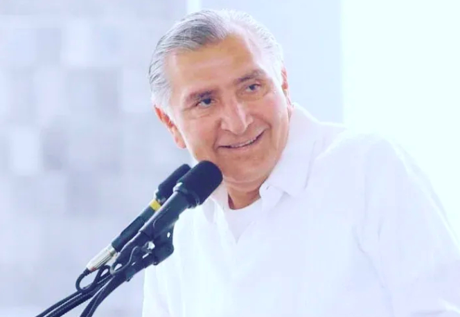 Adán Augusto viajó en avión privado para llegar a evento de Morena en Coahuila