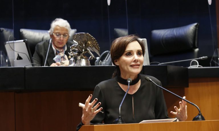 Lilly Téllez reclama a Adán Augusto López: “puras mentiras en el informe” de AMLO