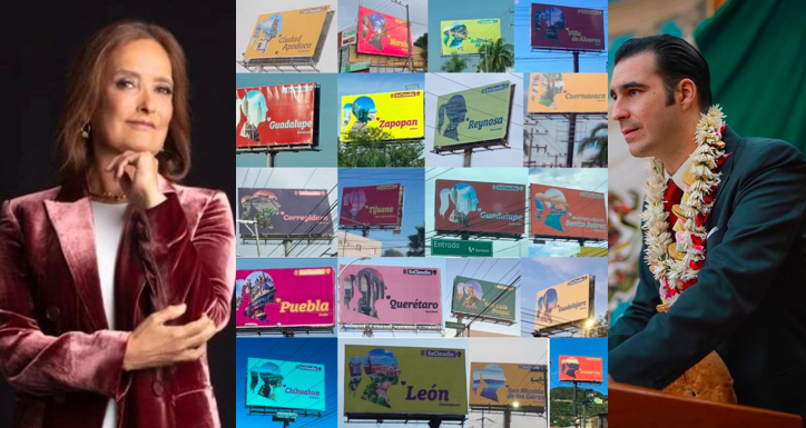 Diputados de Morena se atribuyen campaña política con espectaculares a favor de Sheinbaum en todo el país