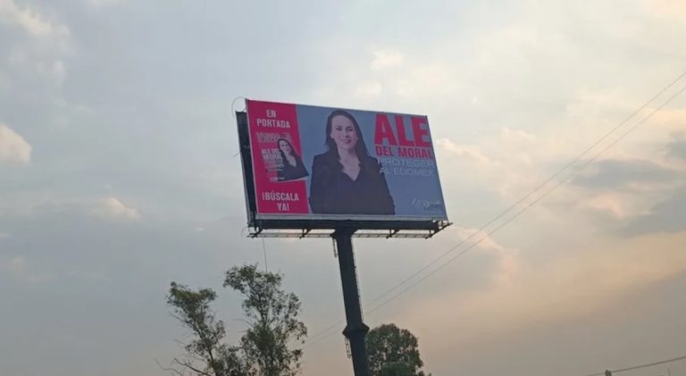 Morena denunciará  espectaculares de priista en el Edomex