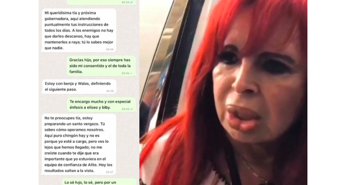 Proceso revela chats de Layda Sansores; tendría “infiltrado” en gobierno de Alito