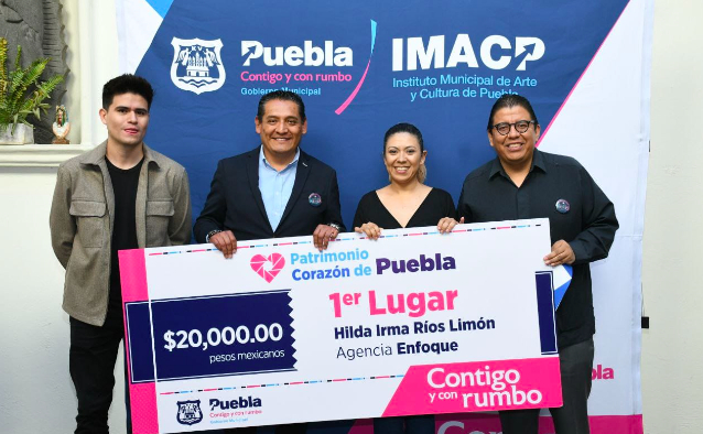 Entregan premios a los ganadores del 2do concurso de fotografía “Patrimonio Corazón de Puebla”