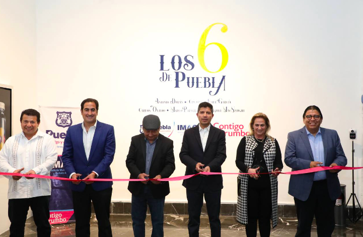 Eduardo Rivera inaugura la exposición “Los 6 de Puebla”