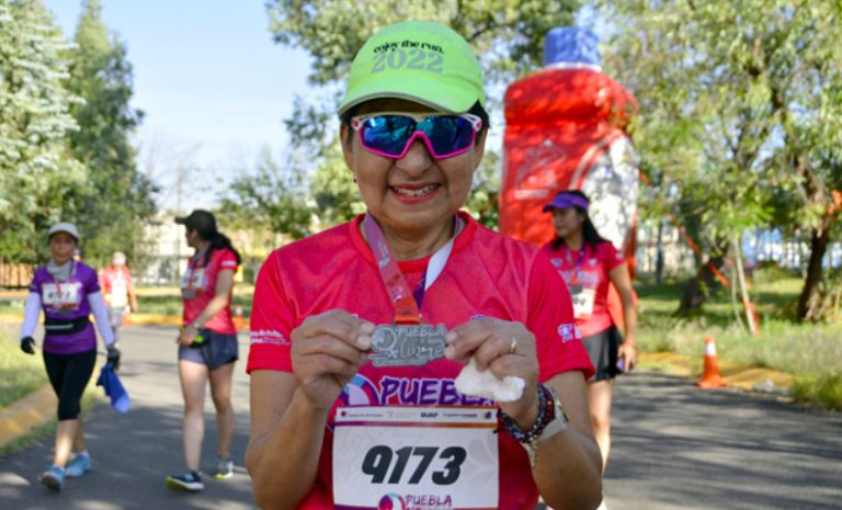 Lilia Cedillo Ramírez participó en la Carrera por la Mujer “Puebla te quiere libre”