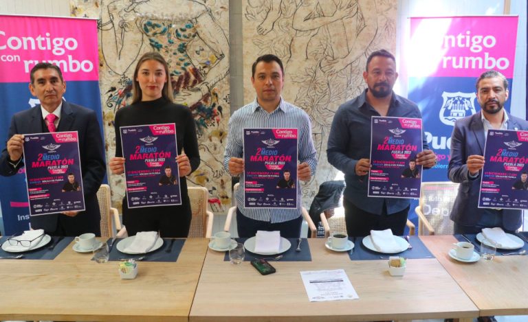 Presentan ‘Segundo Medio Maratón de Puebla 2023’