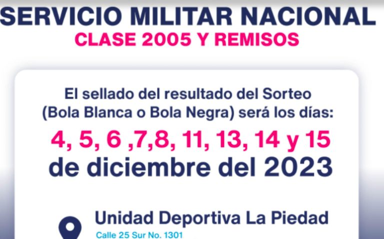 Más de 7 mil jóvenes participarón en el sorteo para el servicio militar