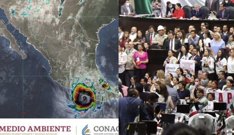 Revelan que Morena recortó en 2023 el Programa de Vigilancia de Fenómenos Meteorológicos como huracanes