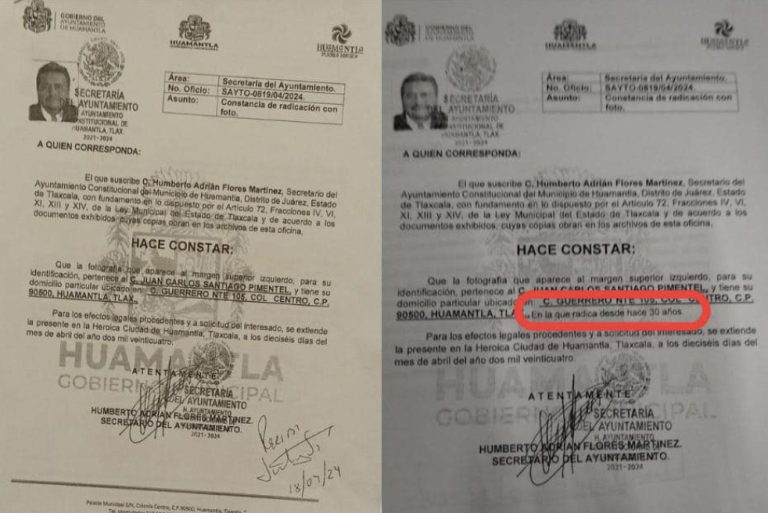 Por alterar documentos oficiales denuncian a Morenista poblano en Tlaxcala