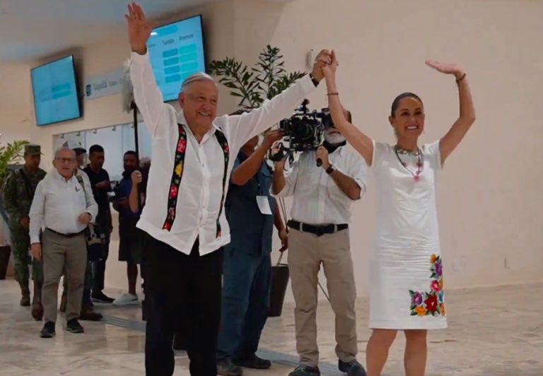 AMLO califica como una de las mejores transiciones la de él y Sheinbaum “nunca se había visto algo así”