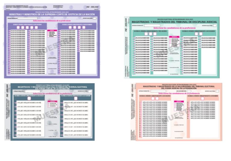 INE utilizará 601 millones de boletas electorales para la elección judicial; ya se imprimió el 100%