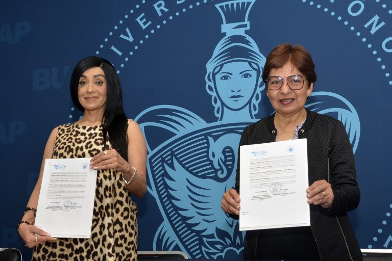 Firman alianza la BUAP y la CDH Puebla