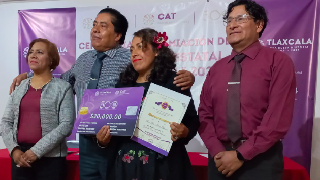 Casa de las Artesanías de Tlaxcala premió a las y los ganadores del III Concurso Artesanal de Totomoxtle 2025,