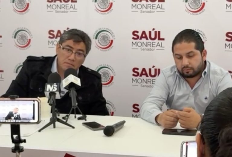 Saúl Monreal exhibe que delito de extorsión en Zacatecas  ya es un asunto grave