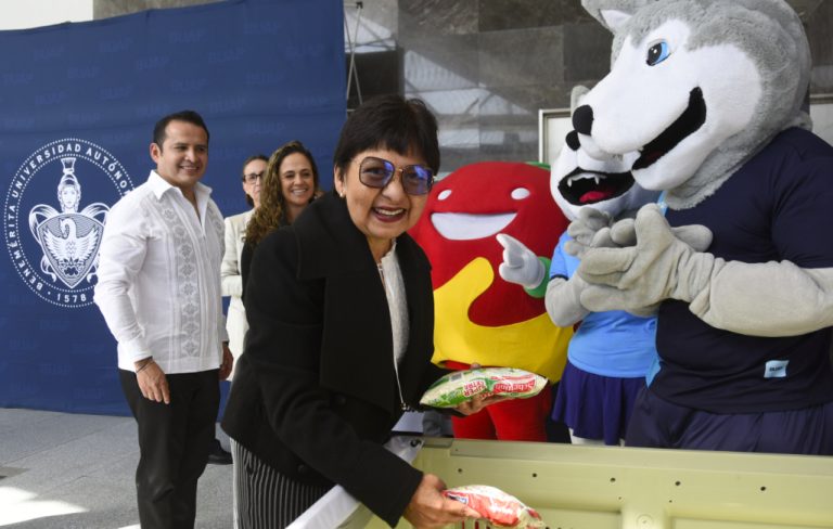 La BUAP inicia la campaña “Échale los kilos, donación de arroz y frijol 2025”