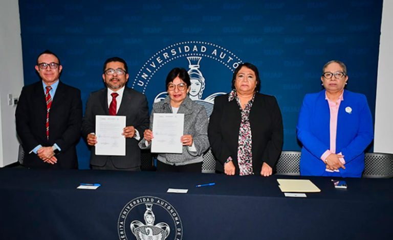 Firman convenio BUAP y la Secretaría Anticorrupción y Buen Gobierno del Estado de Puebla