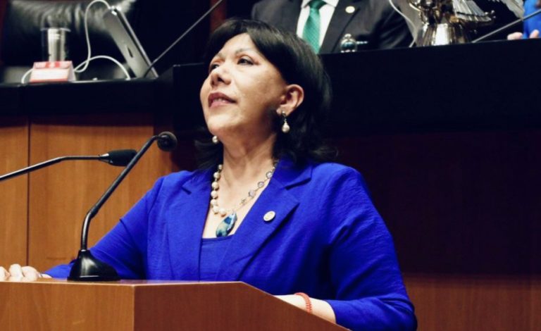 Anabell Ávalos escala al senado necedad de la 4T para reubicar escuela   
