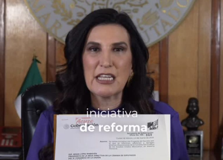 Kenia López abre puertas para recibir propuestas a la reforma electoral enviada por Sheinbaum