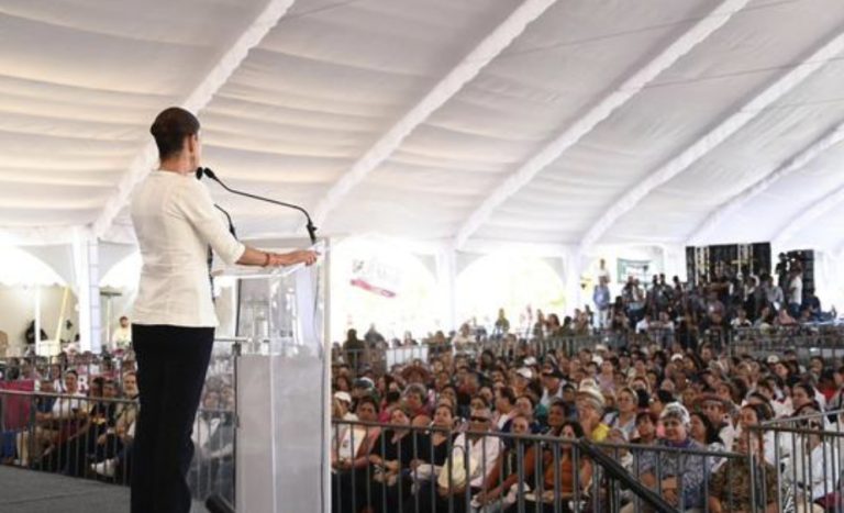 Sheinbaum sale en respaldo de AMLO por polémica colecta a favor del régimen cubano