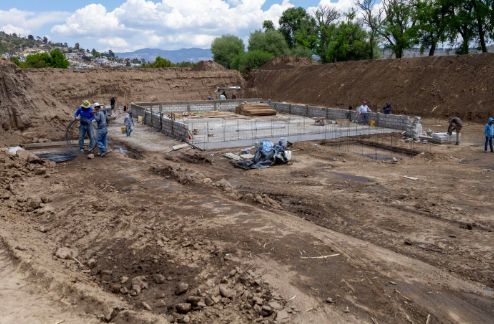 Huamantla fortalece infraestructura hidráulica con construcción de planta de tratamiento