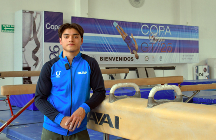 Integra atleta BUAP equipo nacional que competirá en campeonato de gimnasia artística