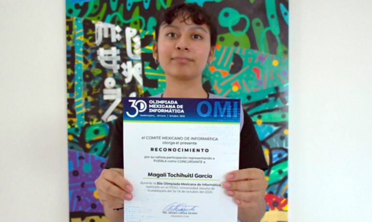 Alumna BUAP representa a México en la Olimpiada Femenil Europea de Informática